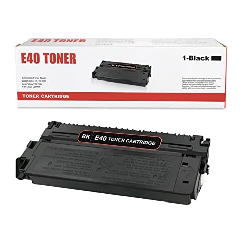 FRIJIE 1-Pack Compatible E40 Toner Cartridge Replacement for Canon PC 300 330 400 430 530 550 720 730 790 940 980 Printer Cover