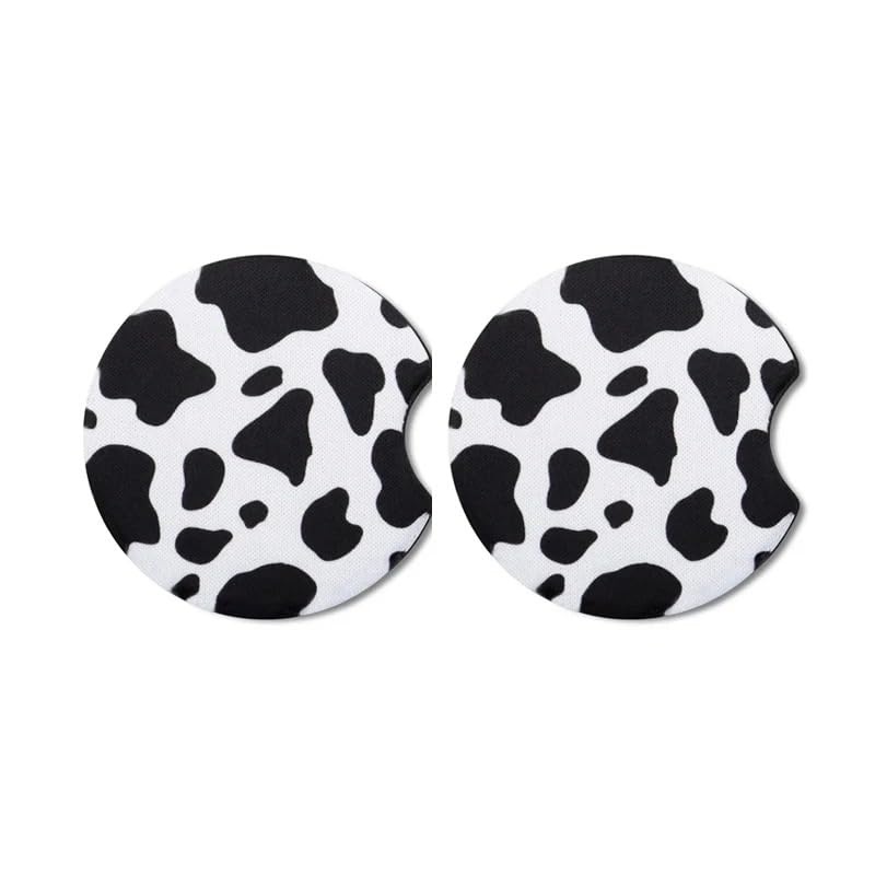 Sous-verre de voiture anti condensation vache pour porte-gobelet intérieur