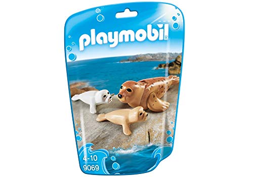Playmobil 9069 Phoque et ses petits figurine éducative mer