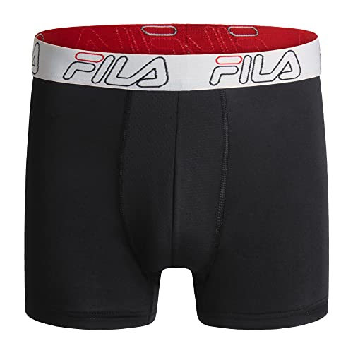 Fila Men's 4" Trunk No Fly Front with Pouch, Jersey & Mesh, 4-Pack3