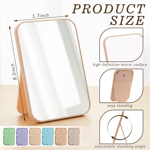 Cinnvoice 36 espejos de maquillaje de escritorio plegables miniatura 2