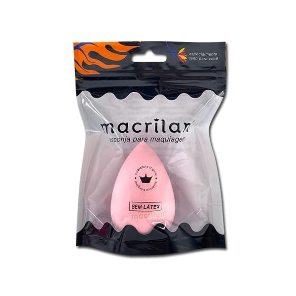 Esponja Ep09 Gota Para Maquiagem - Rosa Claro, Macrilan - Image 4