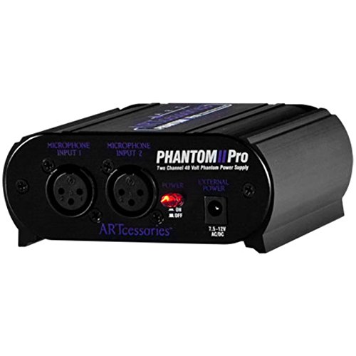 ART Phantom II Pro Alimentation fantôme Pile/réseau - Adaptateur d'alimentation fantôme