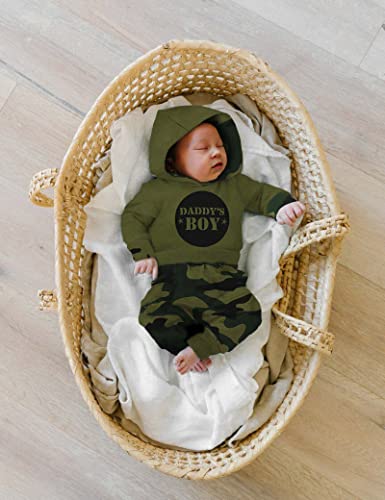Fommy Newborn Baby Boy Clothes Plaid Letter Print Long Sleeve Hoodies + Long Pants 2PCS Fall Winter Outfits Set2
