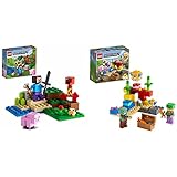 lego zombie apocalypse vehicles producto 2: El set LEGO Minecraft El Arrecife de Coral (21164), un apasionante regalo para jugadores de Minecraft, da vida en el mundo real a las aventuras subacuáticas del videojuego con ladrillos LEGO reconfigurables una y otra vez.