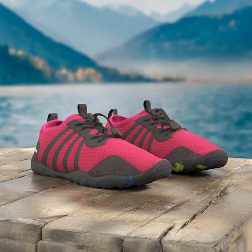 HIITAVE Womens Aqua Beach Water Shoes Quick Dry Barefoot Swim Socks for Surf Pool River Walking Diving Water Sports2