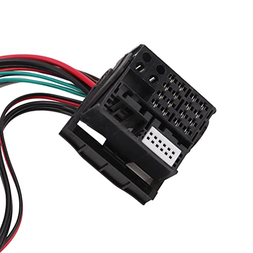 KIMISS Adaptador de Música de Radio de Audio Bluetooth AUX en Cable Car Bluetooth 5.0 Módulo de Audio Arnés de Cable Estéreo 12 Pines para W169 W245 W203 W209 W164