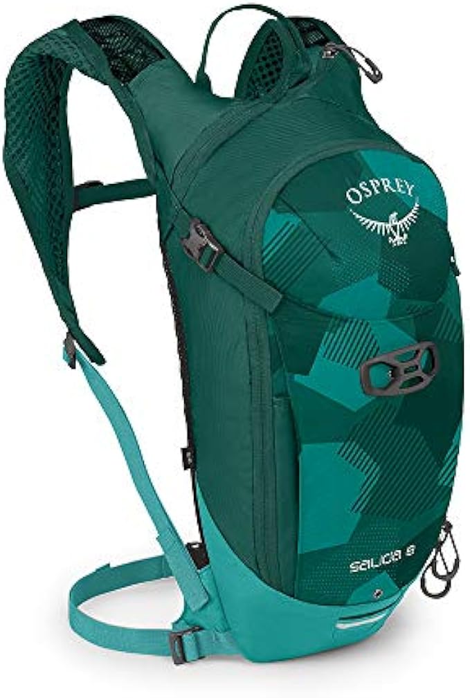 Osprey Salida 8 Women's Bike Hydration Backpack with Hydraulics Reservoir, Teal Glass