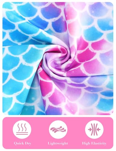 Image of Snowheart Girls Bathing Suit Toddler Swimsuit Girl Hawaiian Floral Ruffle One-Piece Breathable Swimwear 4-10T