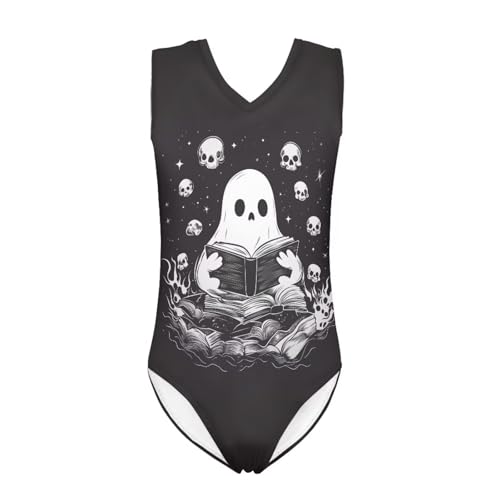 Image of Xpyiqun Swimsuits for Girls 3-14 V Neck Sleeveless Bathing Suit Summer Sport One Piece Swimwear Beach Swimming