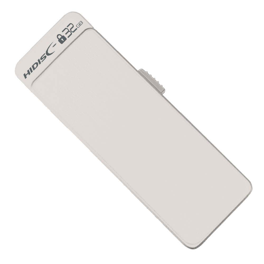 HIDISC USBメモリ 32GB パスワードロック機能 セキュリティ対策 3.1 Gen1フラッシュドライブ スライド式