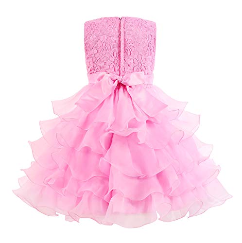 JerrisApparel Flower Girls Party Dress Ruffle Tutu Sleeveless Princess Dress Ball Gown2