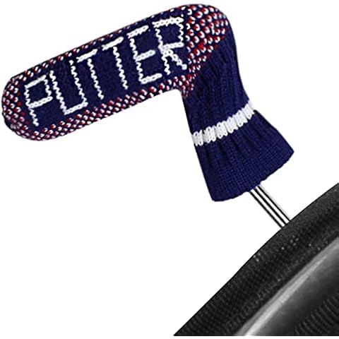 Scott Edward Dots Golf Blade Putter Cover,1 Piece in Pack, Double Layers knit, Fits Blade Putters, Cute and Soft Acrylic Fabric Cover