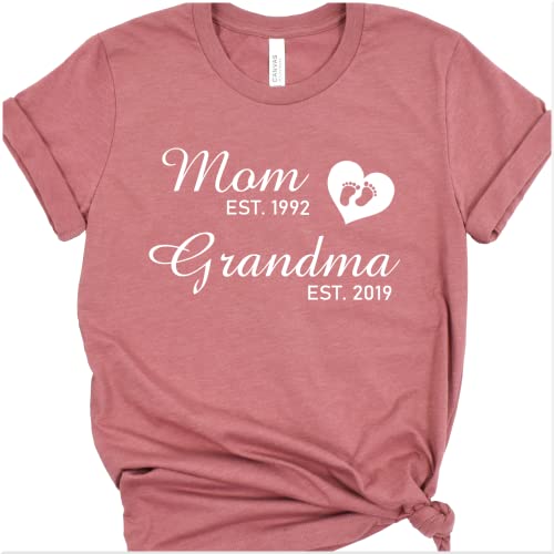Generic Personalized Mom And Grandma Established Year Shirt thumb #5