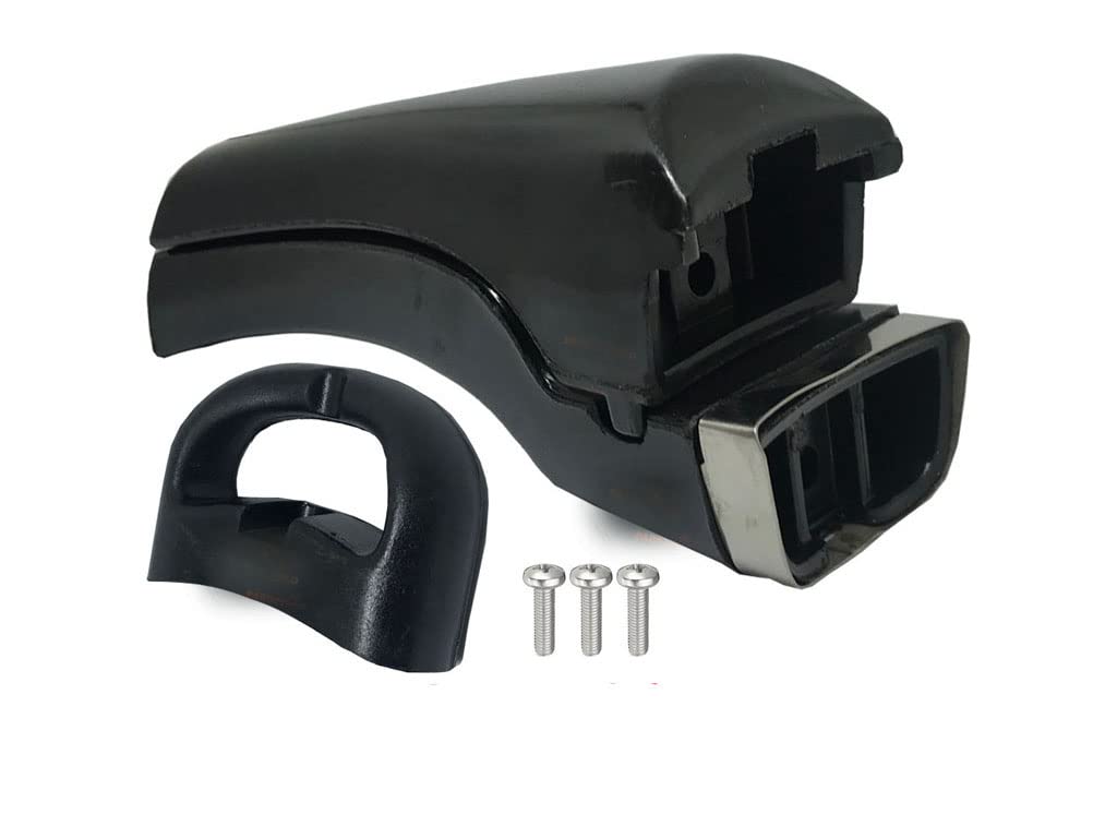 PARDZWORLD Pressure Cooker Handles Set 3 Pcs with S.S Screws Suitable for Prestige Deluxe Model Aluminium Cookers ONLY. Match & Buy. Color:Black