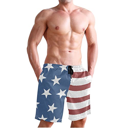 Matching Swim Trunks for Dad and Son American Flag Father Son Matching Swim Trunks Family Board Shorts XXL3