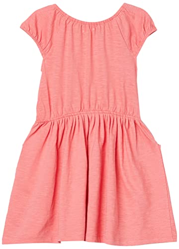 Image of Max Girls Embroidered Round Neck A-Line Dress