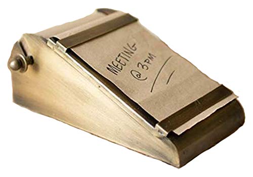 Kalalou Desk Top Note Roll in Antique Brass Dispenser