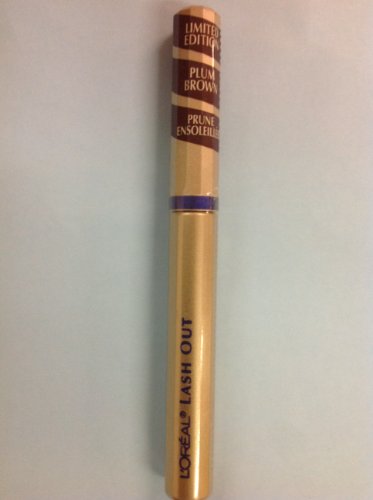 L'oreal Lash Out Mascara Waterproof ( Plum Brown ) New