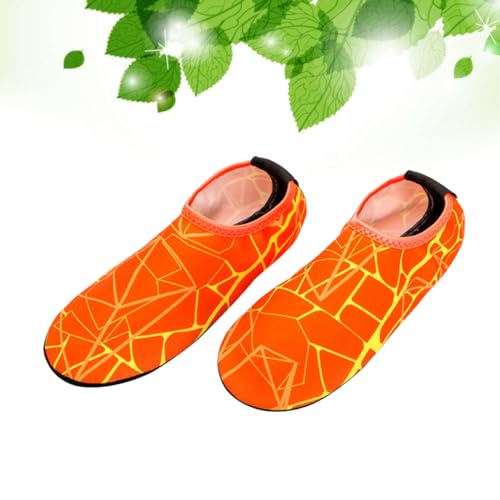 TOGEVAL Adult Snorkeling Diving Socks Non-Slip Quick Dry Lightweight Water Socks Size s 34-35