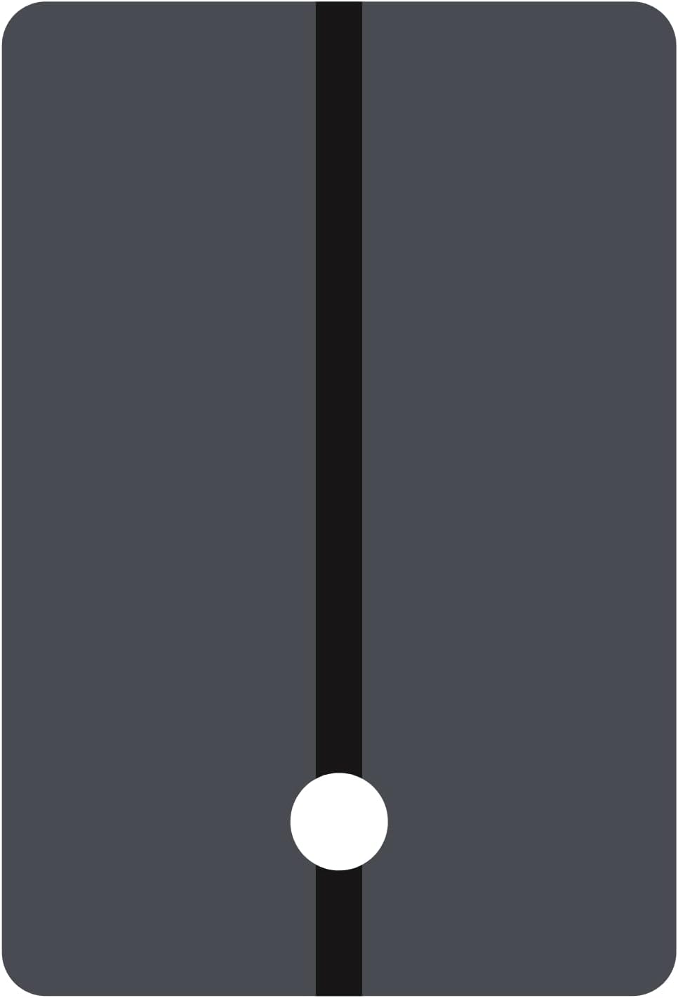 Colad Color Accuracy Matching Spray Out Metal Sample Cards with Black Strip for Coverage Test for Automotive Refinishing(25, Dark Gray)