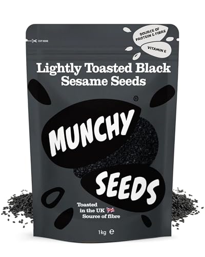 Munchy Seeds Lightly Toasted Black Sesame Seeds 1kg