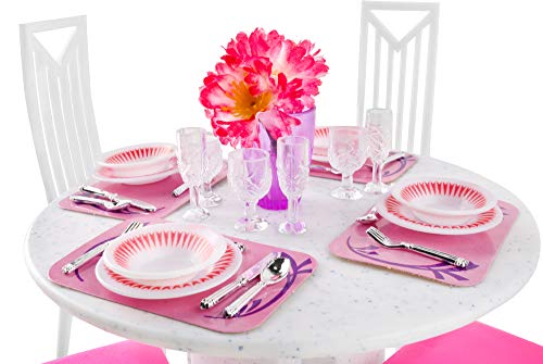 ISO TRADE Puppenhaus Möbel Möbelset Esszimmer Esstisch Stuhl 38-teilig 8248 – Bild 6