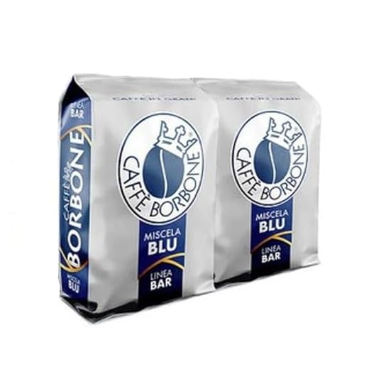 Caffe Borbone Beans (Blue) - Whole Bean Coffee 2-Pack Bundle (Includes TWO 2.2-Pound Bags)