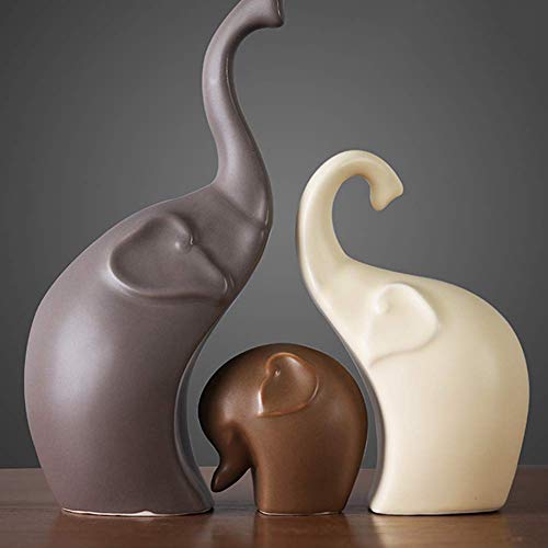 Sculpture d'animaux en céramique premium avec finition mate pour décoration chic