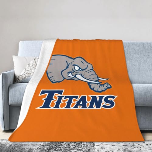 Cal State Fullerton Titans Ultra-Soft Micro Fleece Blanket Soft Comfortable Flannel Blanket