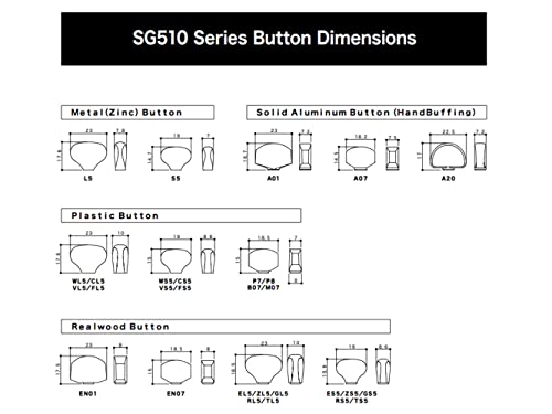 Gotoh SGS510 Lot de 3 mécaniques S5 Doré - Les Beatles, Paul McCartney, John Lennon, RIngo Starr, George Harrison Gotoh SGS510 Lot de 3 mécaniques S5 Doré – Image 5