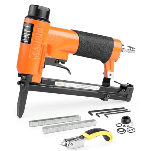 KAMSIN KN7116L Cucitrice pneumatica per tappezzeria a naso lungo, corona 9,0 mm