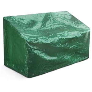 Unibos | Heavy Duty Garden 3 Seater Bench Seat Cover Waterproof Weatherproof Outdoor, Garden Seat Cover (3 Seater Cover)