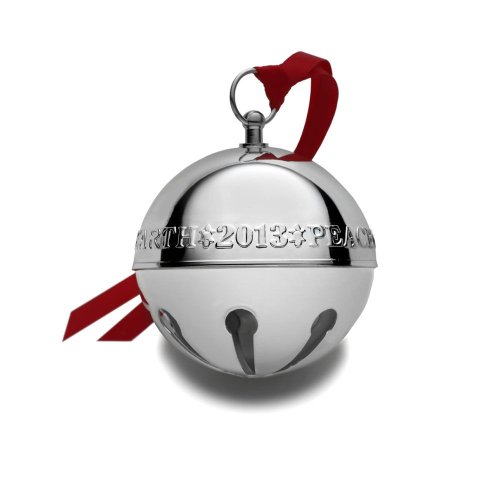 Wallace 2013 43rd Edition Silver-Plated Sleigh Bell Ornament