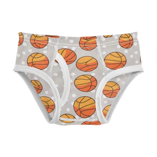 Wusikd Basketballs Boys' Underwear Cotton Boys Briefs Soft Toddler Underwear 2T