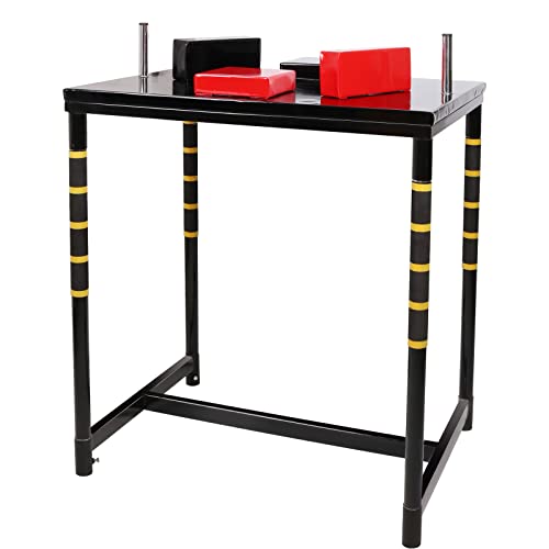 Veocore Standard Arm Wrestling Table Training Equipment, Arm Wrestling Battle Board Arm Wrestling Equipment for Home Gym Club - Black