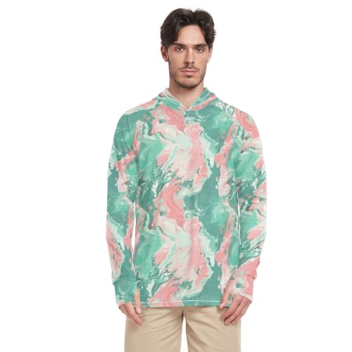 Sweat à capuche rafraîchissant homme anti-UV UPF 50+ à séchage rapide