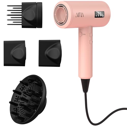 AINA Salon Professional High Speed Hair Dryer with Diffuser Comb 110V/2000W