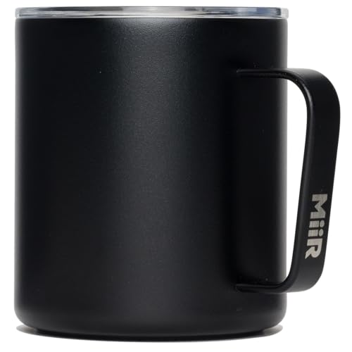 MiiR Camp Cup, 12oz - Double Wall Vacuum Insulated, Stainless Steel with Splash-Proof Slide Lid