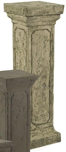 48 Inch Weathered Pedestal - Moss Green