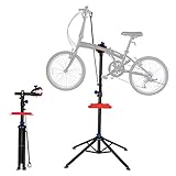 S AFSTAR Pro Mechanic Bike Repair Stand Adjustable 41' to 75' Cycle Rack Bicycle Workstand Tool Tray