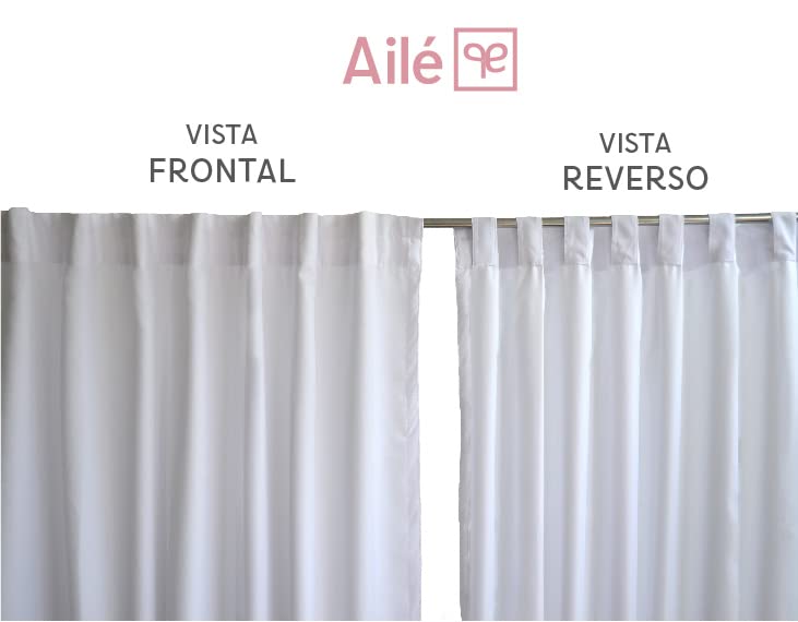 Cortinas, Home Improvement cortina blanca Marca AILÉ (2)