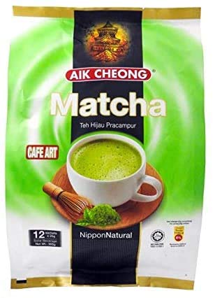Aik Cheong Cafe Art Matcha Pre-Mixed Green Tea 300g