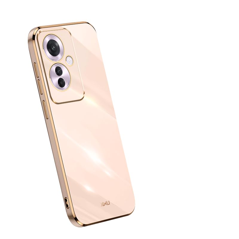 WOKEZ Oppo Reno11F 5G Telefonfodral – Lyxigt Rosa Silikon Skydd