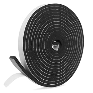 SDLDEER Selbstklebend Dichtungsband Moosgummi 20mm x10mm