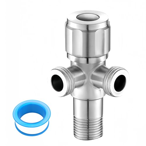 Válvula de Ángulo Doble 1/2" para Lavabo