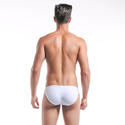 Men's Low Rise Swimwear Colorant Match Swimming Brief Bikini3