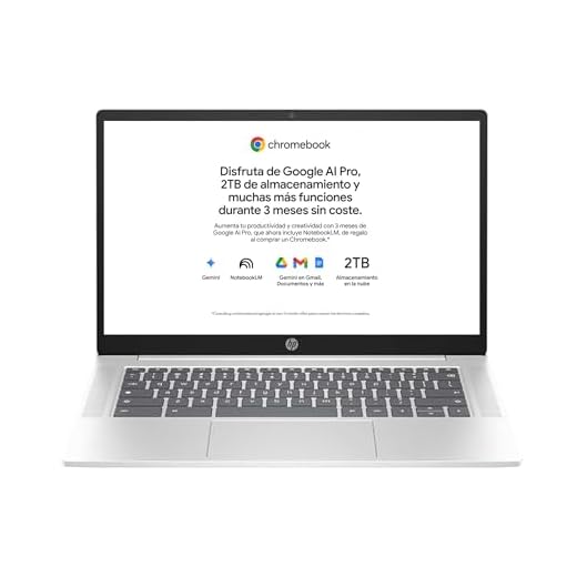 HP Chromebook 14a, ChromeOS, 8GB RAM