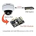 HD 1080P PTZ Outdoor POE Security IP Dome Camera with 4X Optical Zoom Pan/Tilt/4X Motorized Zoom, Dome Style for Ceiling Installation