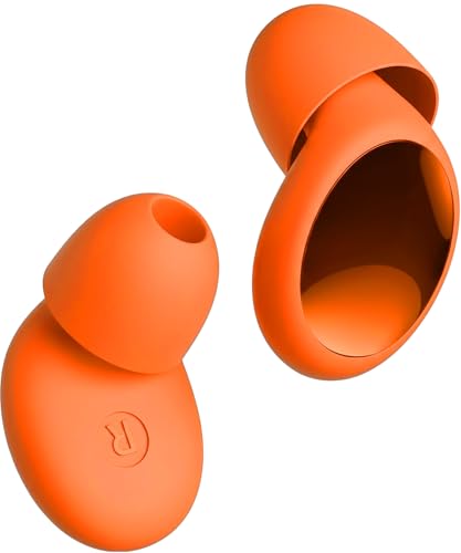45dB Noise Cancelling Ear Plugs for Sleeping, Reusable Soft Silicone Earplugs for Snoring, Concerts, Side Sleepers, Airplane Travel, Hearing Protection, Noise Reduction Earplugs with Portable Case